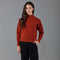 Womens Lambswool Grown On Neck Jumper Tiger-Jumper-Paul James Knitwear-M-Tiger-Urbanheer