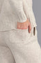 Womens Lambswool Knitted Trousers Linen-Trousers-Paul James Knitwear-S-Regular-Urbanheer