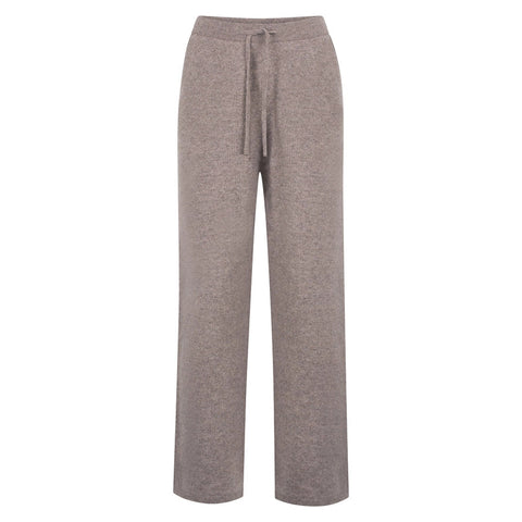 Womens Lambswool Knitted Trousers Vole-Trousers-Paul James Knitwear-S-Regular-Urbanheer