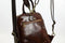Womens Leather Backpack Convertible Bag - Regeneration-Backpacks-Time Resistance-10.6 x 4.3 x 12.6 in (27 x 11 x 32 cm)-Brown-Urbanheer