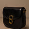 Women's Leather Saddle Bag Crossbody Bag - Villette