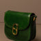 Women's Leather Saddle Bag Crossbody Bag - Villette