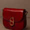 Women's Leather Saddle Bag Crossbody Bag - Villette