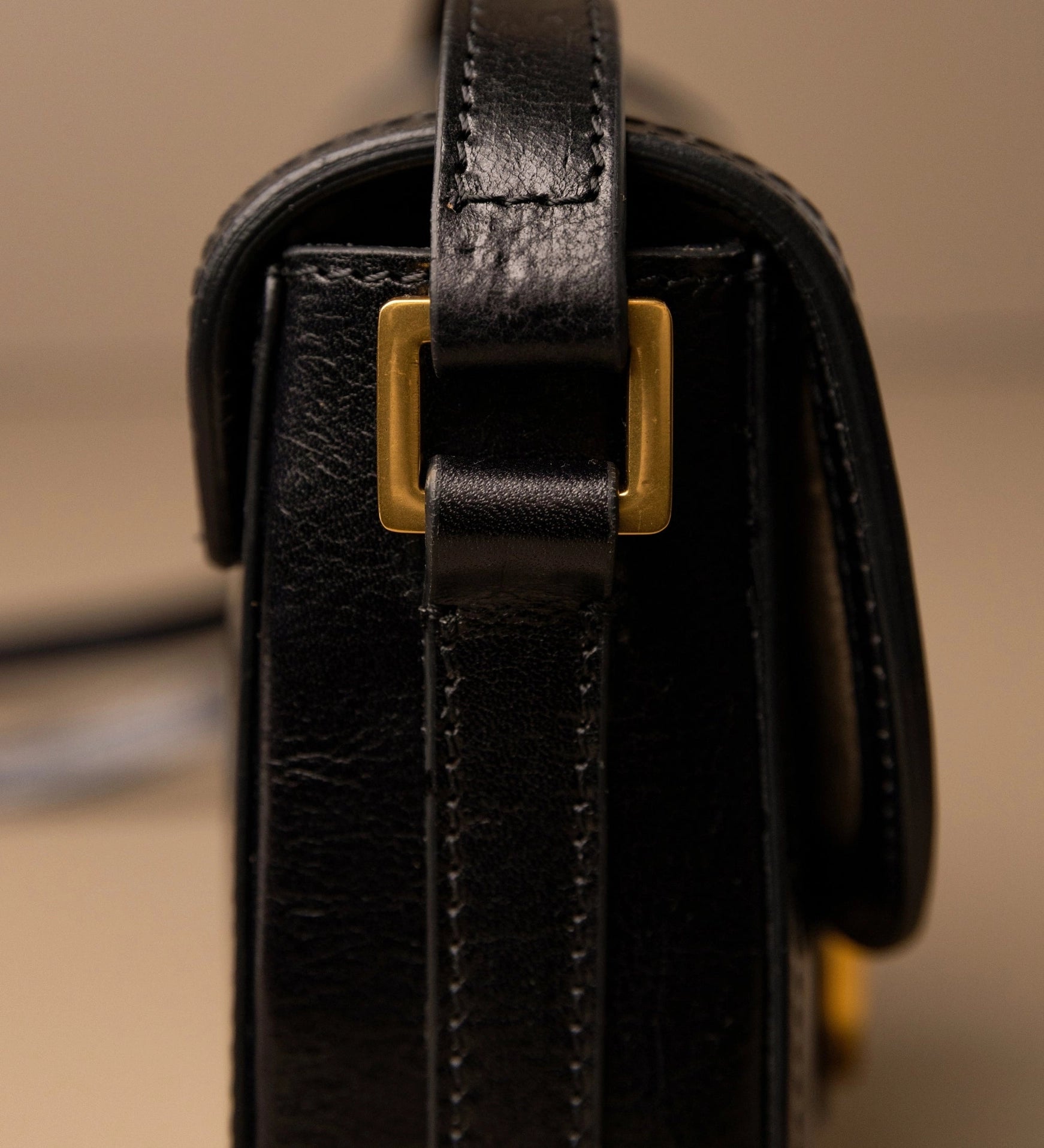 Women's Leather Saddle Bag Crossbody Bag - Villette