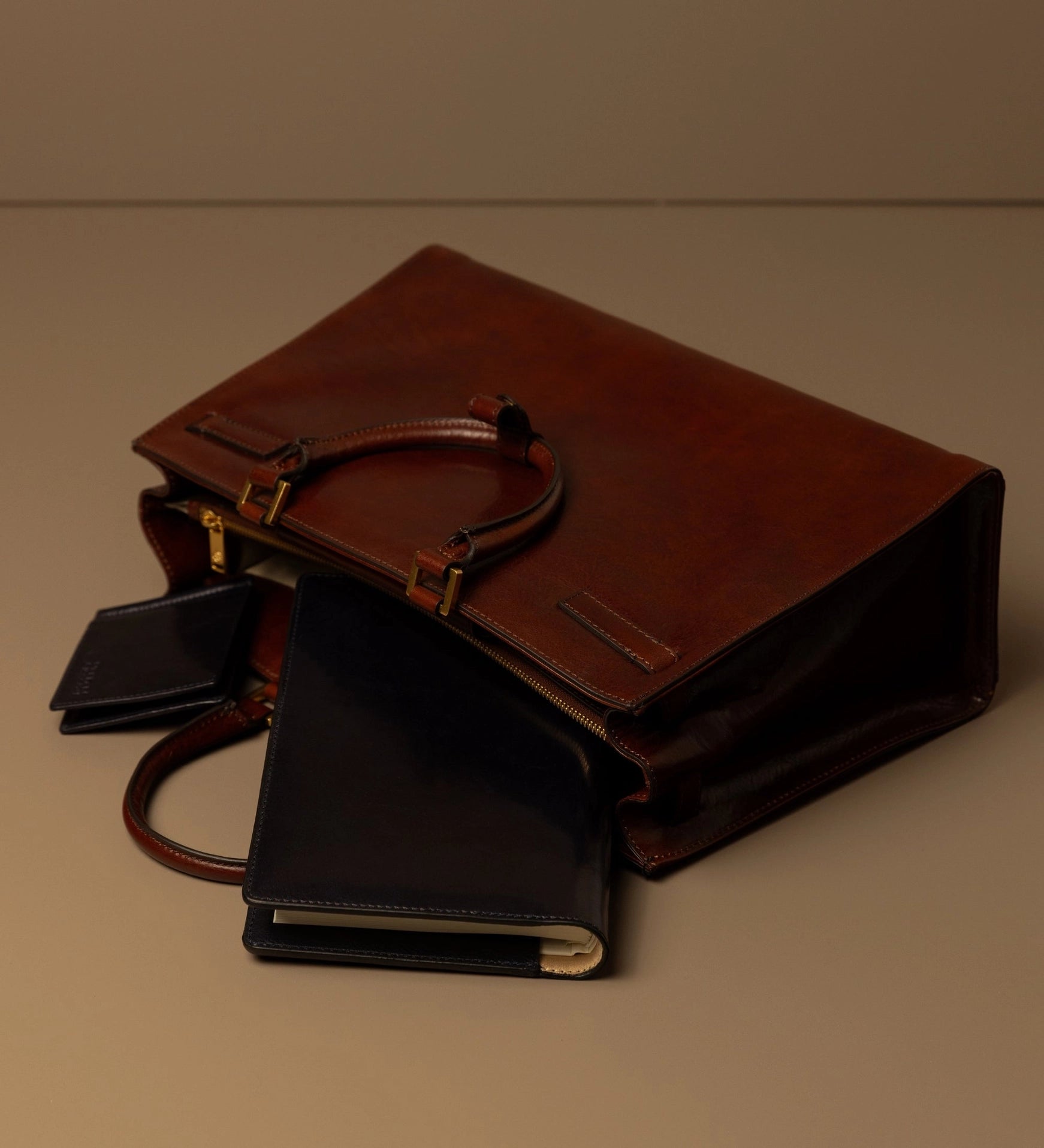 Womens Leather Tote Bag Work Bag - Shirley