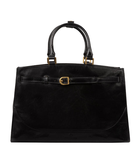 Womens Leather Tote Bag Work Bag - Shirley