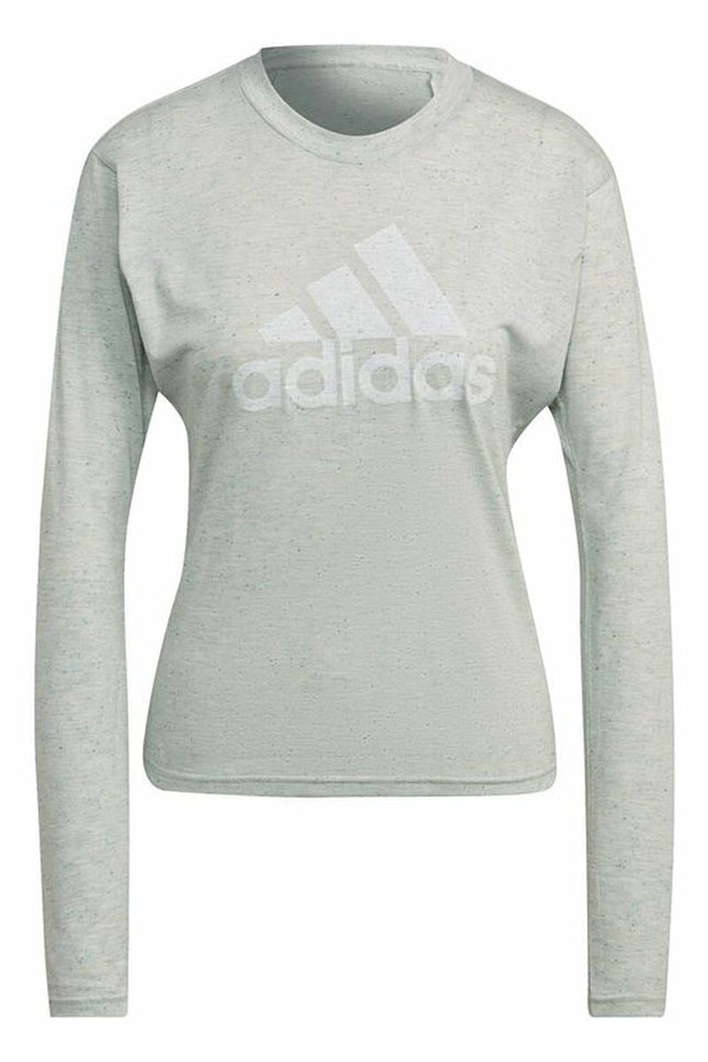Women’s Long Sleeve T-Shirt Adidas Future Icons Beige-Sports | Fitness > Sports material and equipment > Sports t-shirts-Adidas-Urbanheer