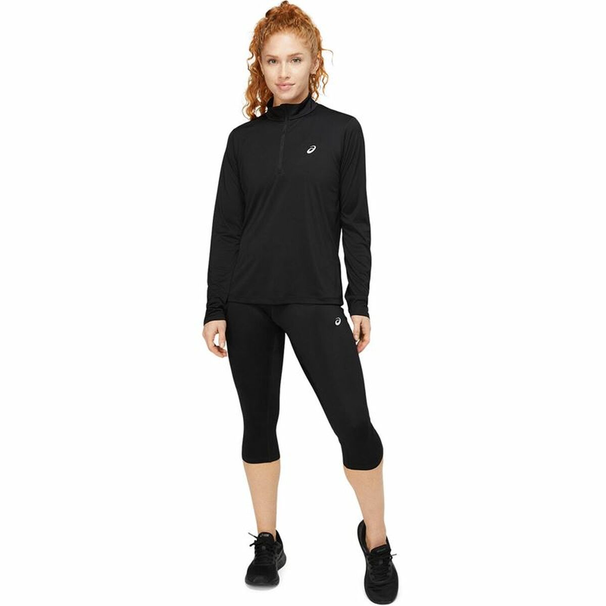 Women’s Long Sleeve T-Shirt Asics Black-Sports | Fitness > Sports material and equipment > Sports t-shirts-Asics-L-Urbanheer