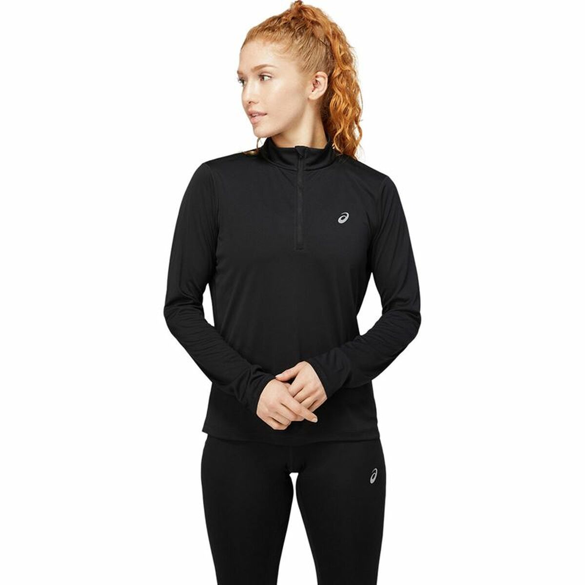 Women’s Long Sleeve T-Shirt Asics Black-Sports | Fitness > Sports material and equipment > Sports t-shirts-Asics-L-Urbanheer