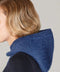 Womens Merino Cashmere Ribbed Balaclava Atlantic Blue-Balaclava-Paul James Knitwear-Atlantic Blue-Urbanheer