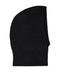 Womens Merino Cashmere Ribbed Balaclava-Balaclava-Paul James Knitwear-Black-Urbanheer