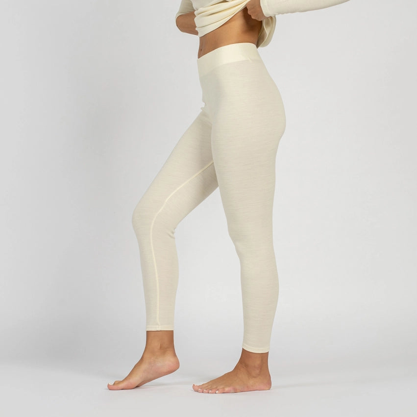 Women's Merino Wool Thermal Natural Leggings-Leggings-menique-XS-Natural-Urbanheer