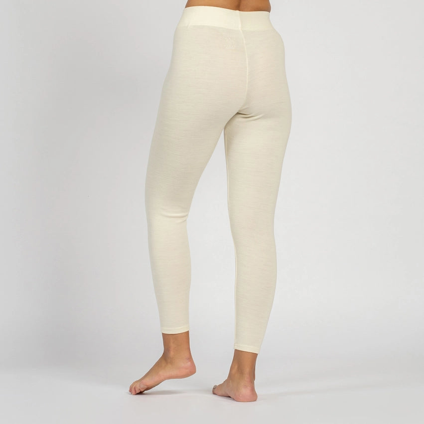 Women's Merino Wool Thermal Natural Leggings-Leggings-menique-XS-Natural-Urbanheer