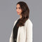 Womens Midweight Cotton Relaxed Fit Knitted Blazer Ecru-Blazer-Paul James Knitwear-XS-Regular-Urbanheer