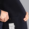 Womens Midweight Cotton Relaxed Fit Knitted Blazer Navy-Blazer-Paul James Knitwear-XS-Regular-Urbanheer