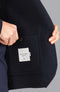 Womens Midweight Cotton Relaxed Fit Knitted Blazer Navy-Blazer-Paul James Knitwear-XS-Regular-Urbanheer