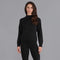 Womens Midweight Cotton Turtleneck Raglan Sleeve Jumper-Jumper-Paul James Knitwear-S-Black-Urbanheer