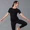 Womens Midweight Merino Activewear Thermal Leggings Black-Leggings-Paul James Knitwear-S-Urbanheer