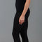 Womens Midweight Merino Activewear Thermal Leggings Black-Leggings-Paul James Knitwear-S-Urbanheer