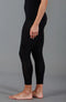 Womens Midweight Merino Activewear Thermal Leggings Black-Leggings-Paul James Knitwear-S-Urbanheer