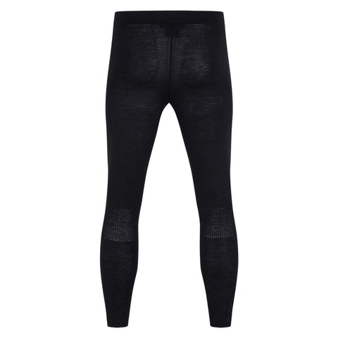 Womens Midweight Merino Activewear Thermal Leggings Black-Leggings-Paul James Knitwear-S-Urbanheer
