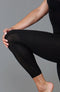 Womens Midweight Merino Activewear Thermal Leggings Black-Leggings-Paul James Knitwear-S-Urbanheer