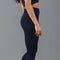 Womens Midweight Merino Activewear Thermal Leggings Navy Blazer-Leggings-Paul James Knitwear-S-Urbanheer