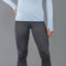 Womens Midweight Merino Activewear Thermal Leggings Storm Grey-Leggings-Paul James Knitwear-S-Urbanheer
