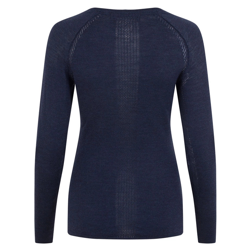 Womens Midweight Merino Activewear Training Top-Top-Paul James Knitwear-S-Black-Urbanheer