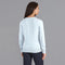 Womens Pure Cotton V-Neck Jumper Pale Blue-Jumper-Paul James Knitwear-XS-Pale Blue-Urbanheer