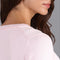 Womens Pure Cotton V-Neck Jumper Pink-Jumper-Paul James Knitwear-XS-Pink-Urbanheer