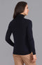 Womens Pure Extra Fine Merino Wool Roll Neck Jumper-Jumper-Paul James Knitwear-XS-Black-Urbanheer