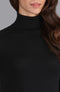 Womens Pure Extra Fine Merino Wool Roll Neck Jumper-Jumper-Paul James Knitwear-XS-Black-Urbanheer