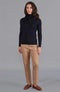 Womens Pure Extra Fine Merino Wool Roll Neck Jumper-Jumper-Paul James Knitwear-XS-Black-Urbanheer