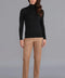 Womens Pure Extra Fine Merino Wool Roll Neck Jumper-Jumper-Paul James Knitwear-XS-Black-Urbanheer