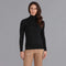 Womens Pure Extra Fine Merino Wool Roll Neck Jumper-Jumper-Paul James Knitwear-XS-Black-Urbanheer