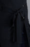 Womens Pure Extrafine Merino Long Cardigan Dress-Dress-Paul James Knitwear-S-Black-Urbanheer