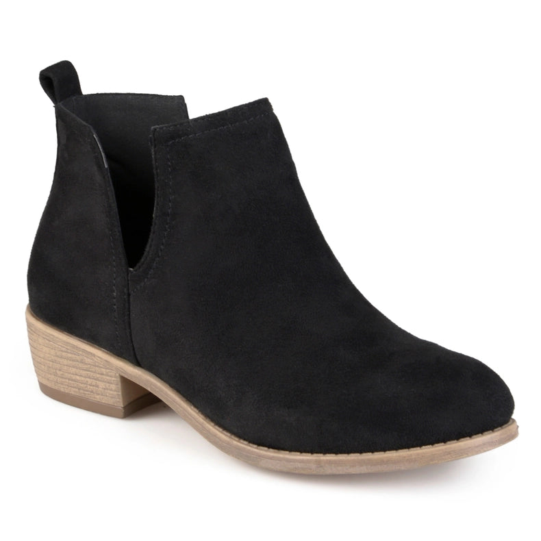 Women's Regular and Wide Width Rimi Bootie {Regular}-Booties-Journee Collection-6-Black-Urbanheer