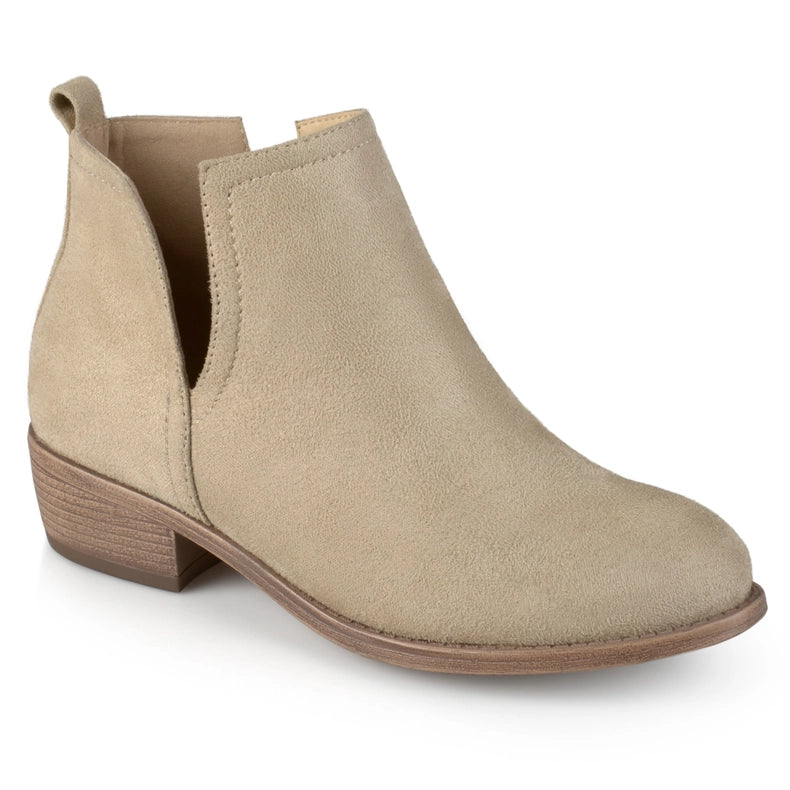 Women's Regular and Wide Width Rimi Bootie {Regular}-Booties-Journee Collection-6-Stone-Urbanheer
