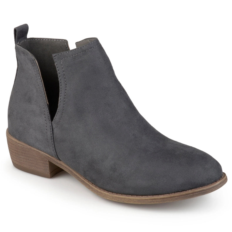 Women's Regular and Wide Width Rimi Bootie {Wide}-Booties-Journee Collection-6-Grey-Urbanheer