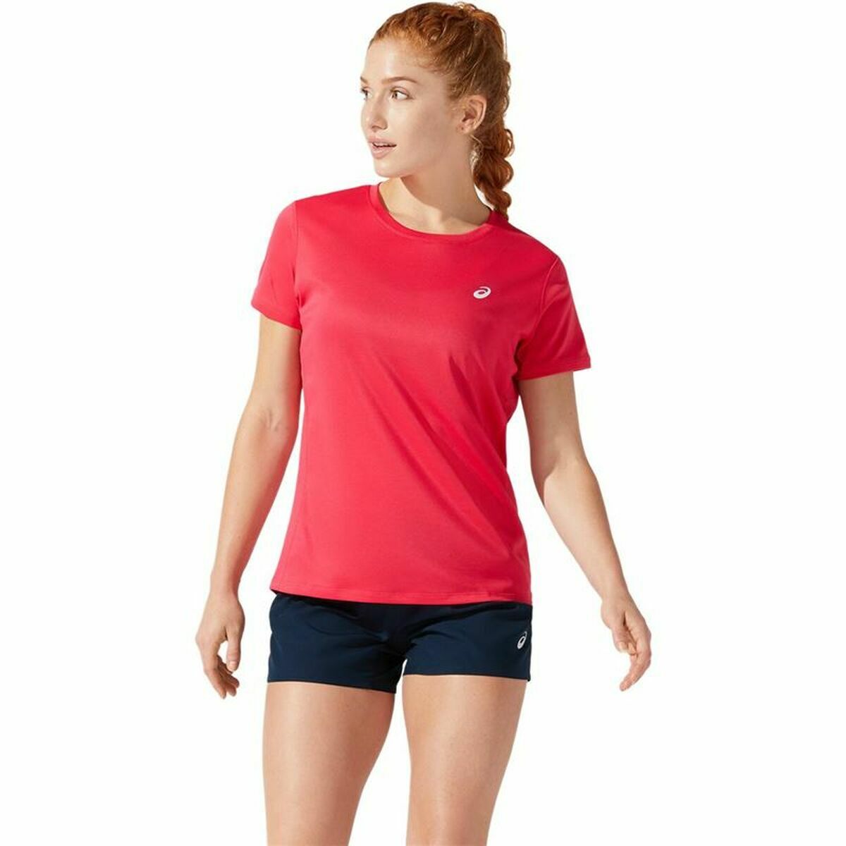 Women’s Short Sleeve T-Shirt Asics Core-Sports | Fitness > Sports material and equipment > Sports t-shirts-Asics-XS-Urbanheer