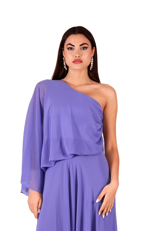 Women's Suit Periwinkle-Dress-Kuea Italian Style-40-Periwinkle-Urbanheer