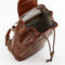Womens Tan Leather Backpack - White Noise Cognac-Backpacks-Time Resistance-9.8 x 5.5 x 11.8 in (25 x 14 x 30 cm)-Cognac-Urbanheer