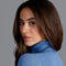 Womens Ultra-Fine Cotton Roll Neck Long Sleeve Jumper French Blue-Jumper-Paul James Knitwear-XS-Urbanheer