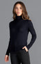 Womens Ultra-Fine Cotton Roll Neck Long Sleeve Jumper Navy-Jumper-Paul James Knitwear-XS-Baby Blue-Urbanheer