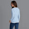 Womens Ultra Fine Cotton Round Neck Breton Stripe Jumper-Jumper-Paul James Knitwear-S-Teal-Urbanheer