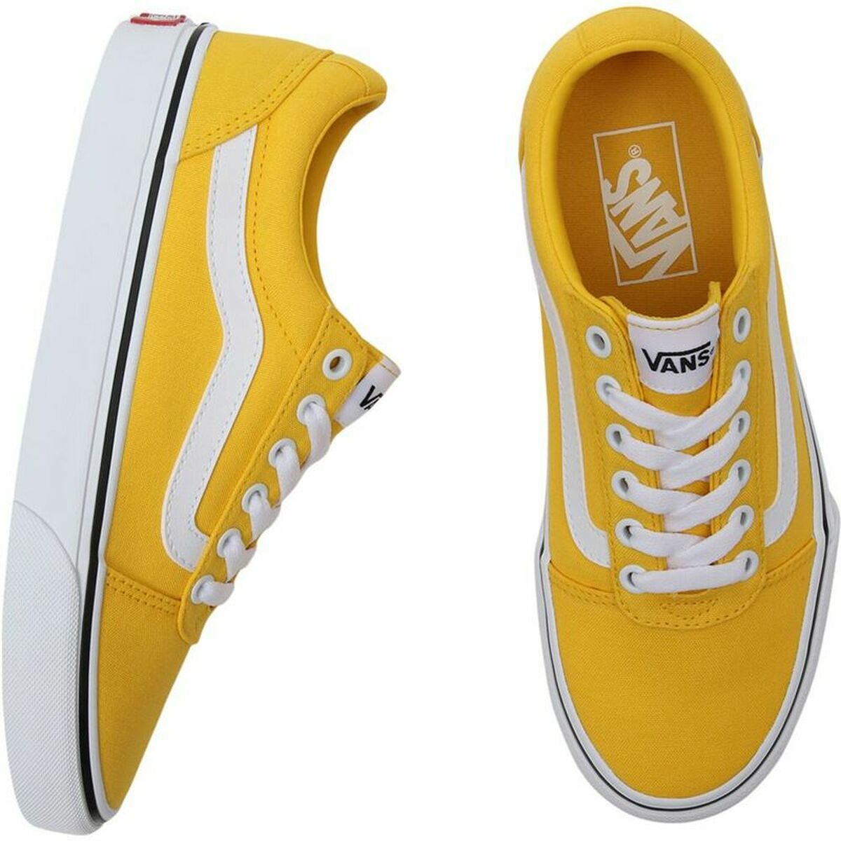 Women's casual trainers Vans WM Ward Yellow-Fashion | Accessories > Clothes and Shoes > Sports shoes-Vans-37-Urbanheer