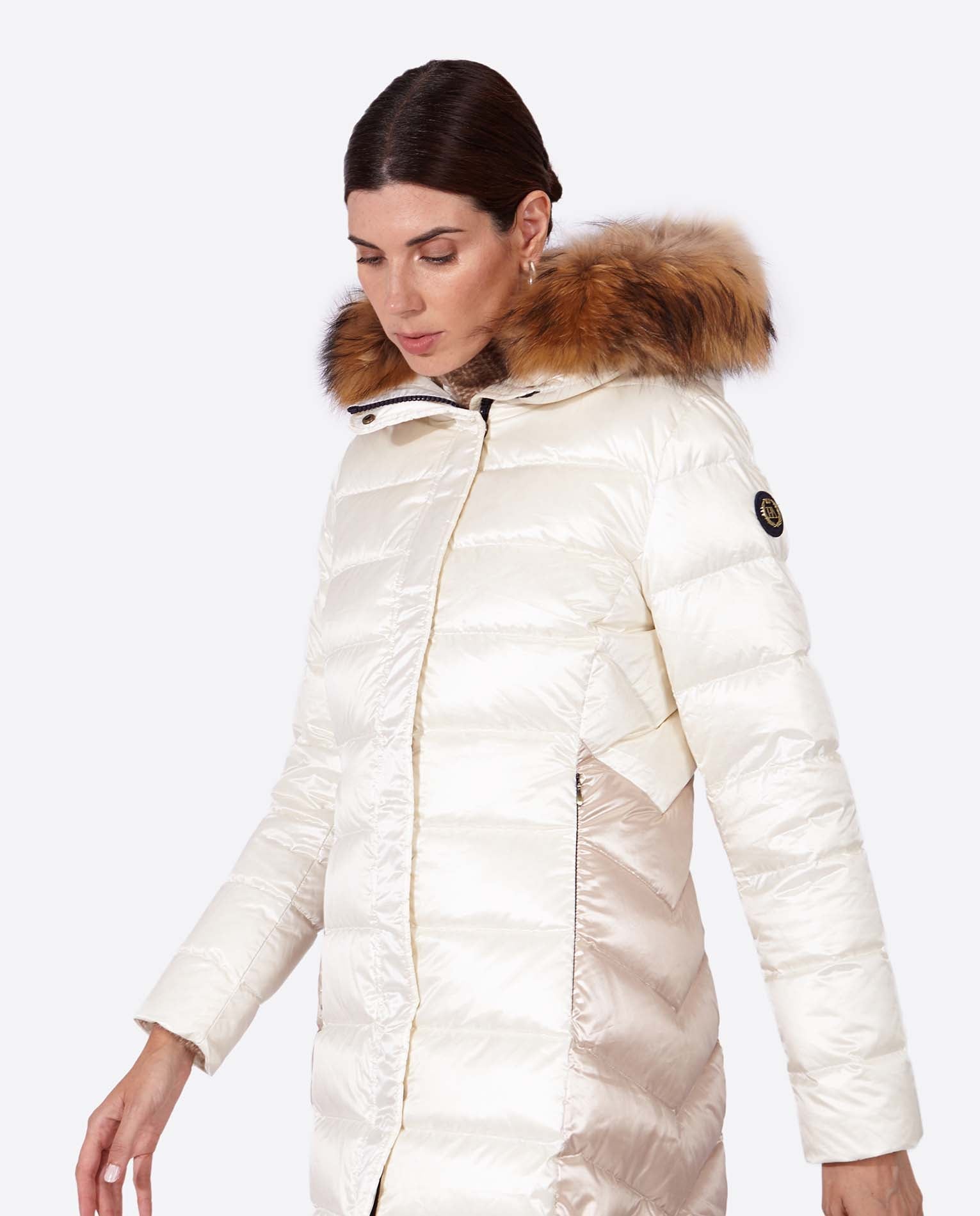 Women's down jacket ADA Nacre-Jacket-Henry Arroway-XS-Nacre-Urbanheer