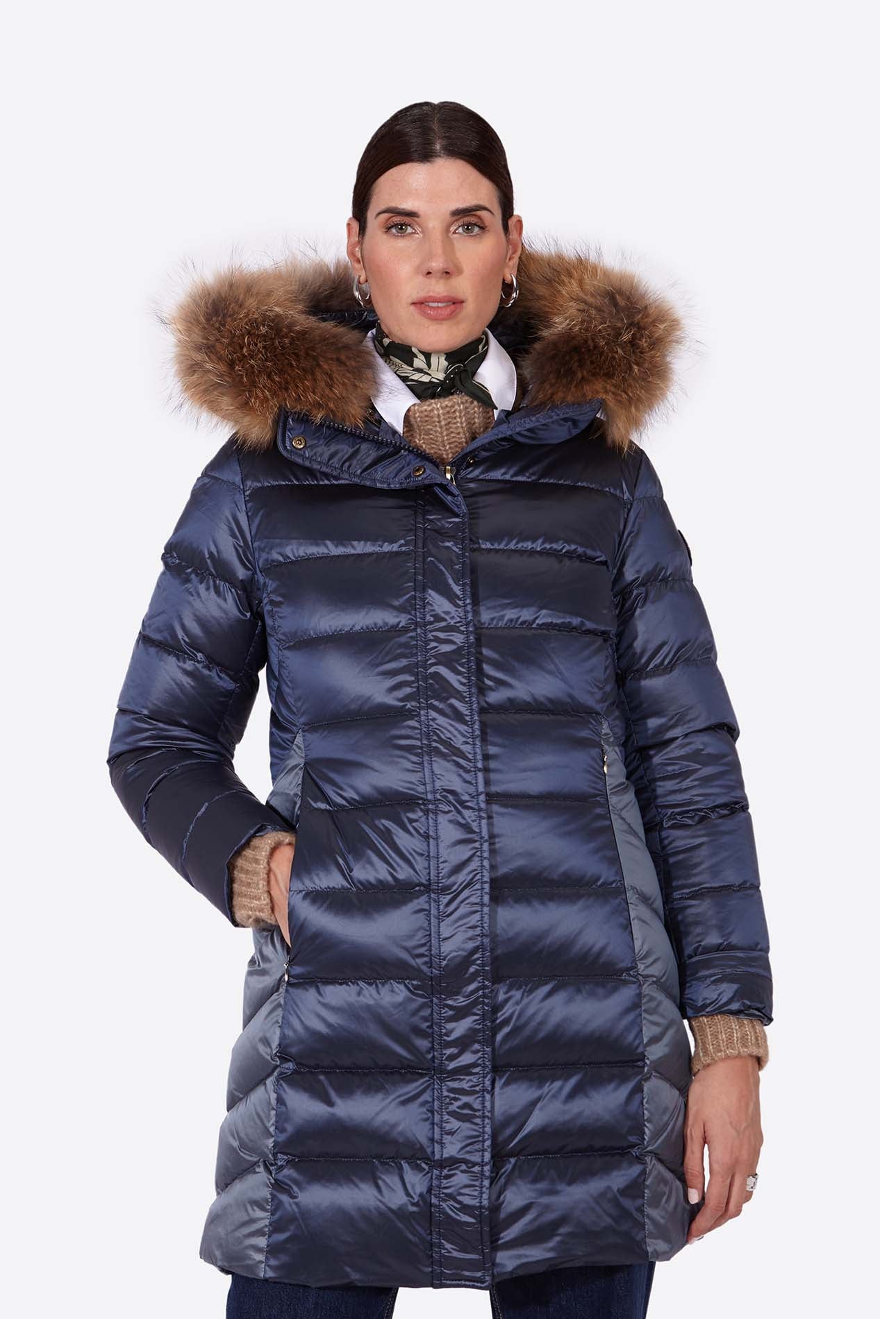 Women's down jacket ADA Navy-Jacket-Henry Arroway-S-Navy-Urbanheer