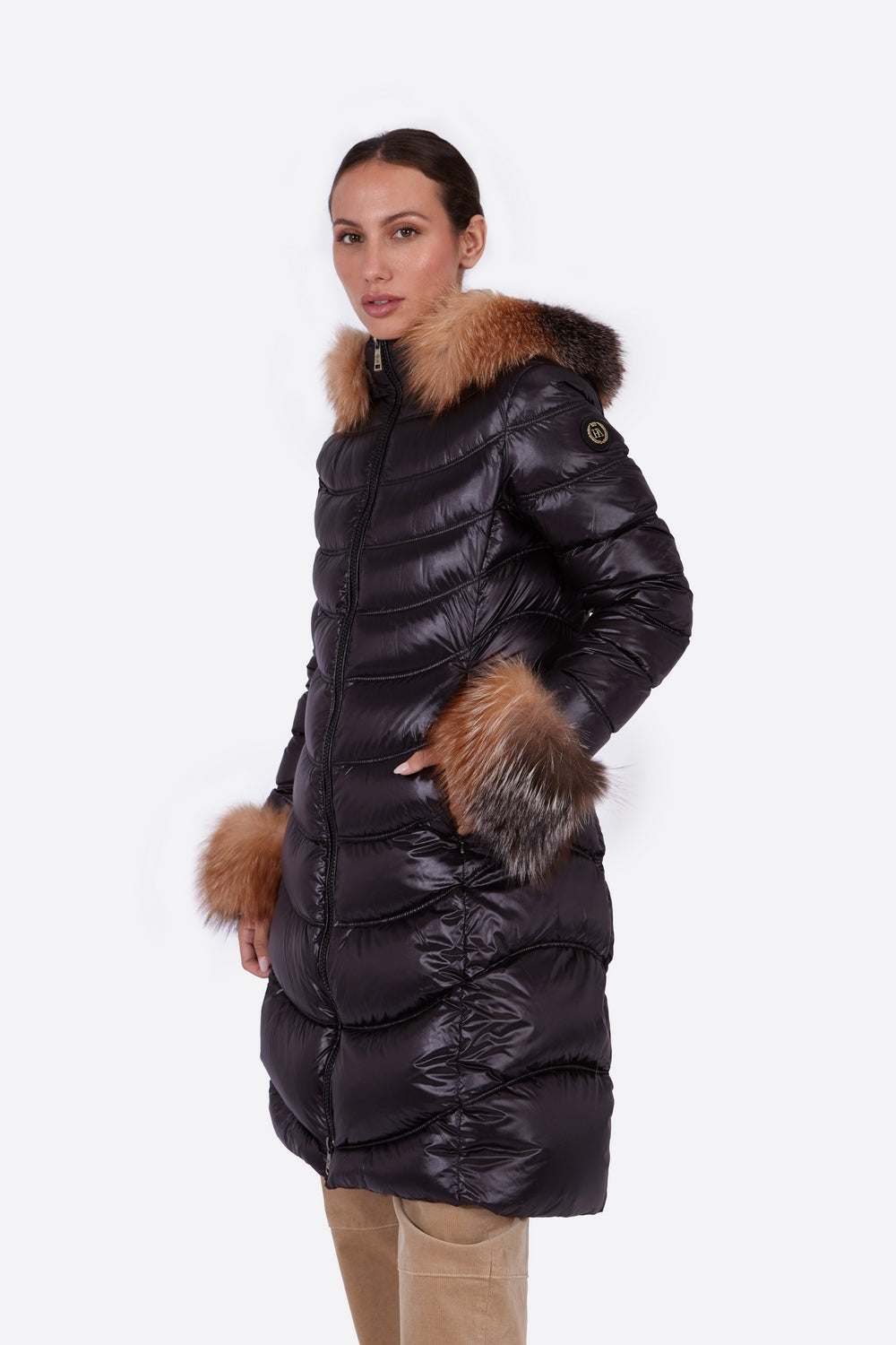 Women's down jacket CARLOTA BLACK/S-Jacket-Henry Arroway-XS-Black/s-Urbanheer